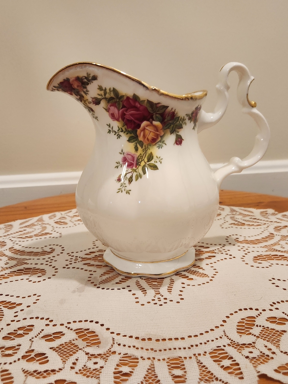 Royal Albert Old Country Roses Water Pitcher - Picture 2 of 10